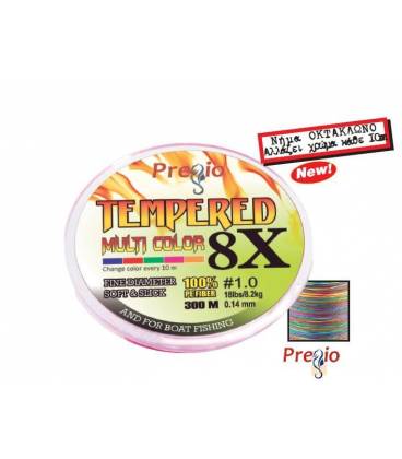 Pregio Tempered Braid 8x Multicolor