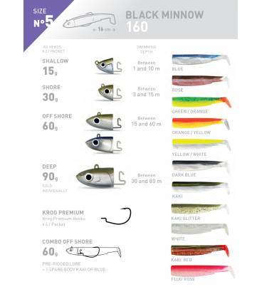 Fiiish Black Minnow combo deep 90G +1 corps